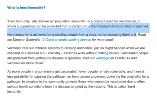 Herd Immunity Changed