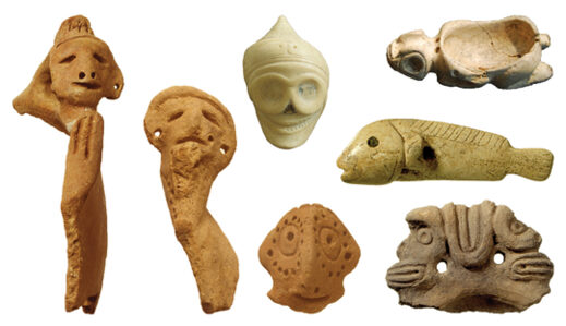 Click to enlarge Ancient Ceramic Carvings