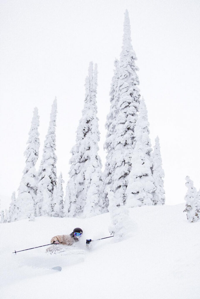 Dylan Siggers having a fun time in Fernie, BC on Dec 20