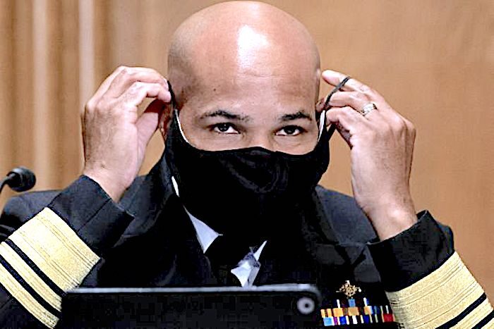 Click to enlarge Surgeon General Jerome Adams