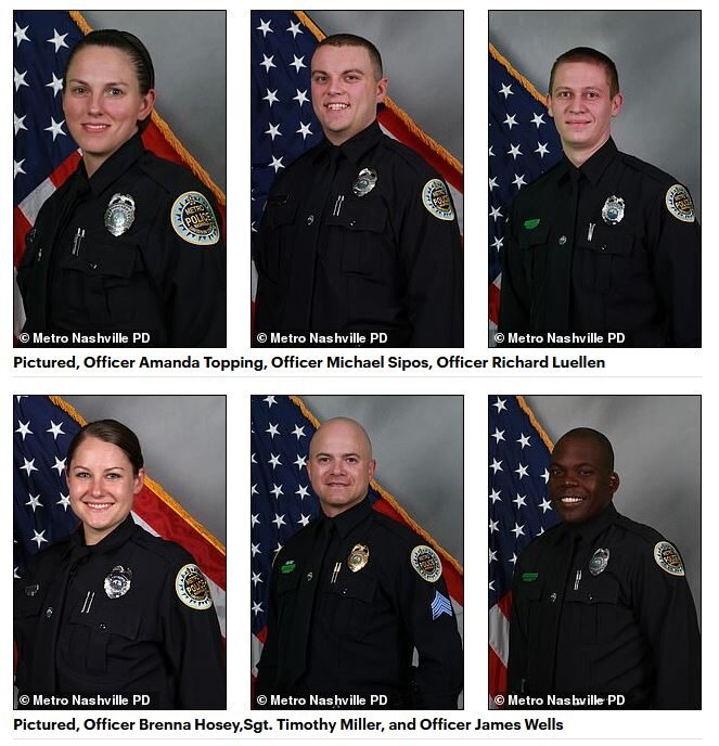 Click to enlarge police officers nashville bombing