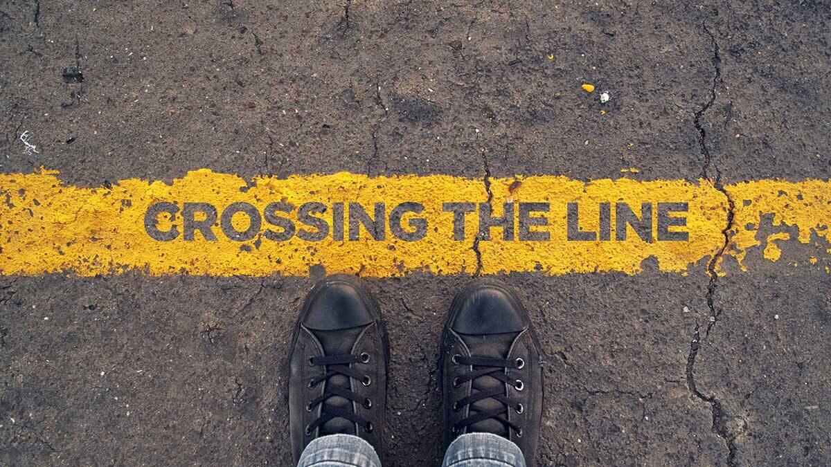 Click to enlarge Crossing the Line