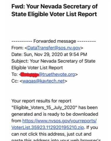 voter list email