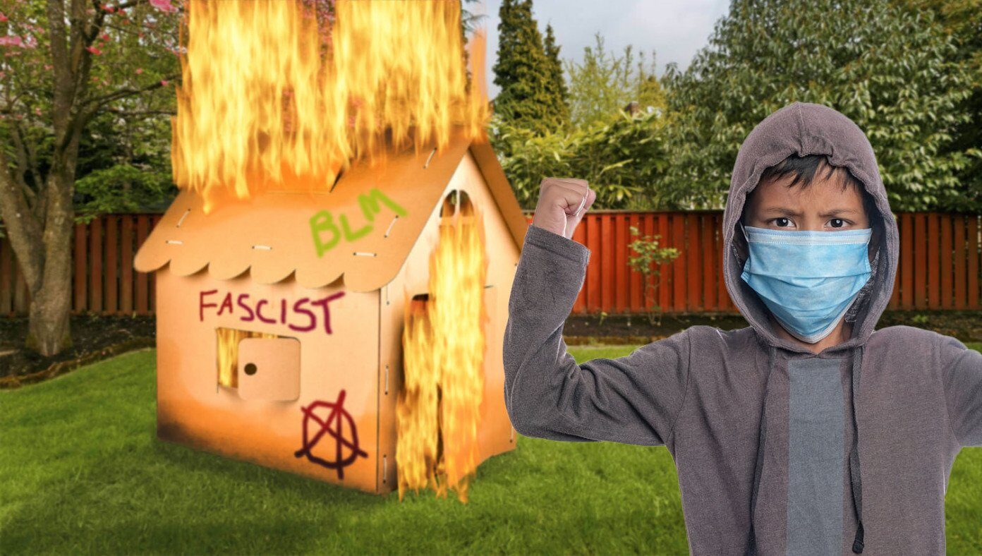 fisher-price protest toy satire