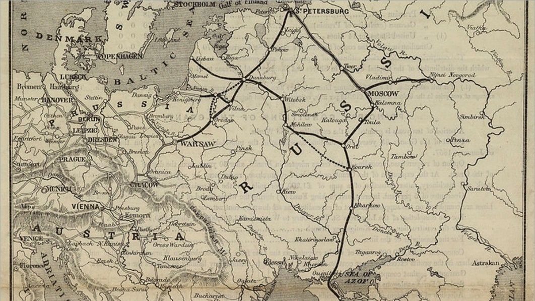 map of russia 19th century railroads