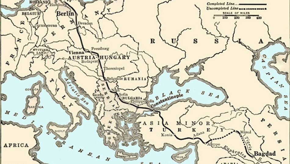 19th century railway Berlin to Baghdad