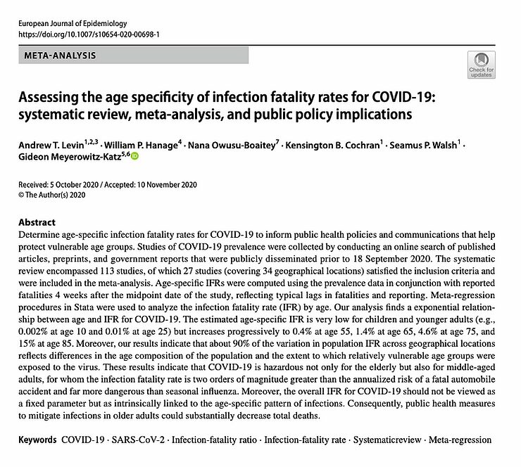 Click to enlarge age specificity IFR covid-19 review