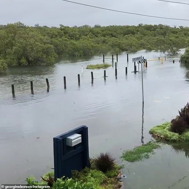 A total of 64 roads have been closed off due to flooding from heavy rainfall in the past 24 hours