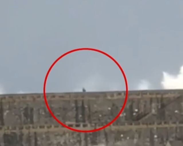 Click to enlarge The two colleagues were seen running across the pier before Arretxe was hit