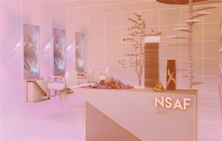 Click to enlarge salon safe space art blm