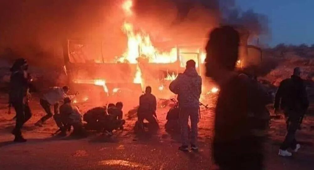 bus attack syria