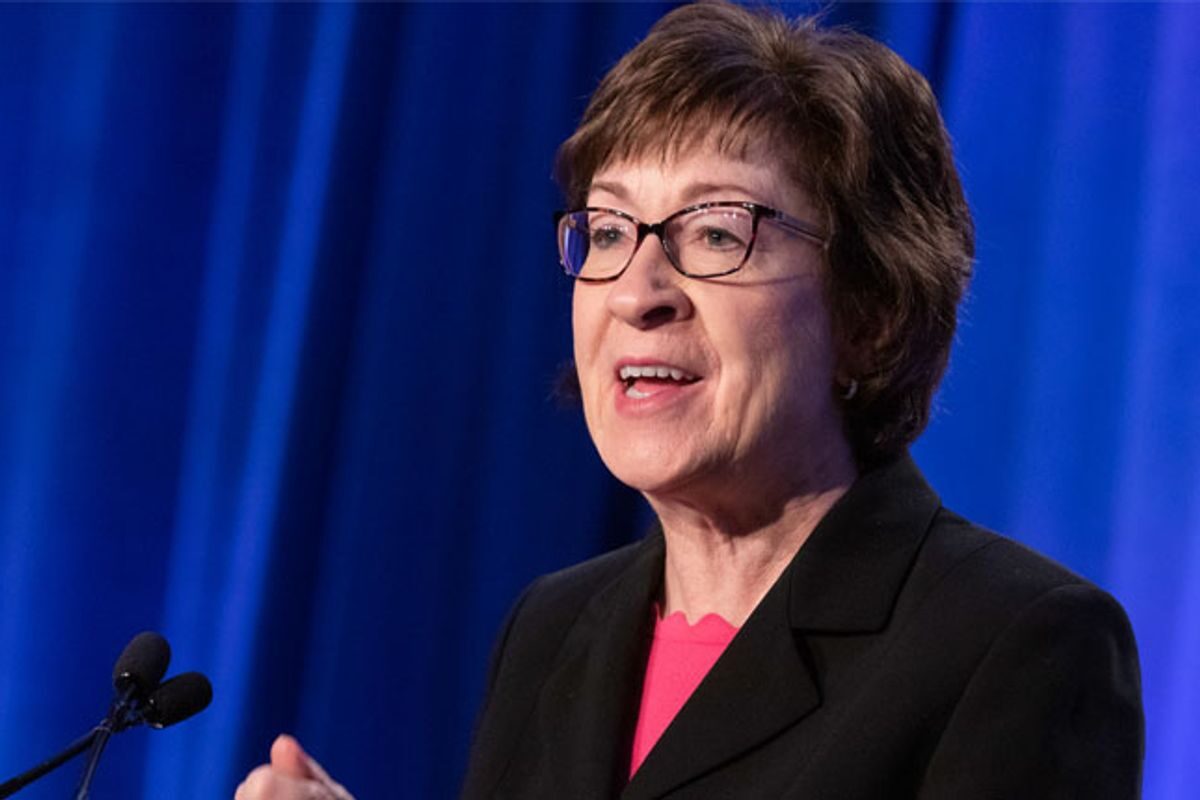 Click to enlarge Senator Susan Collins