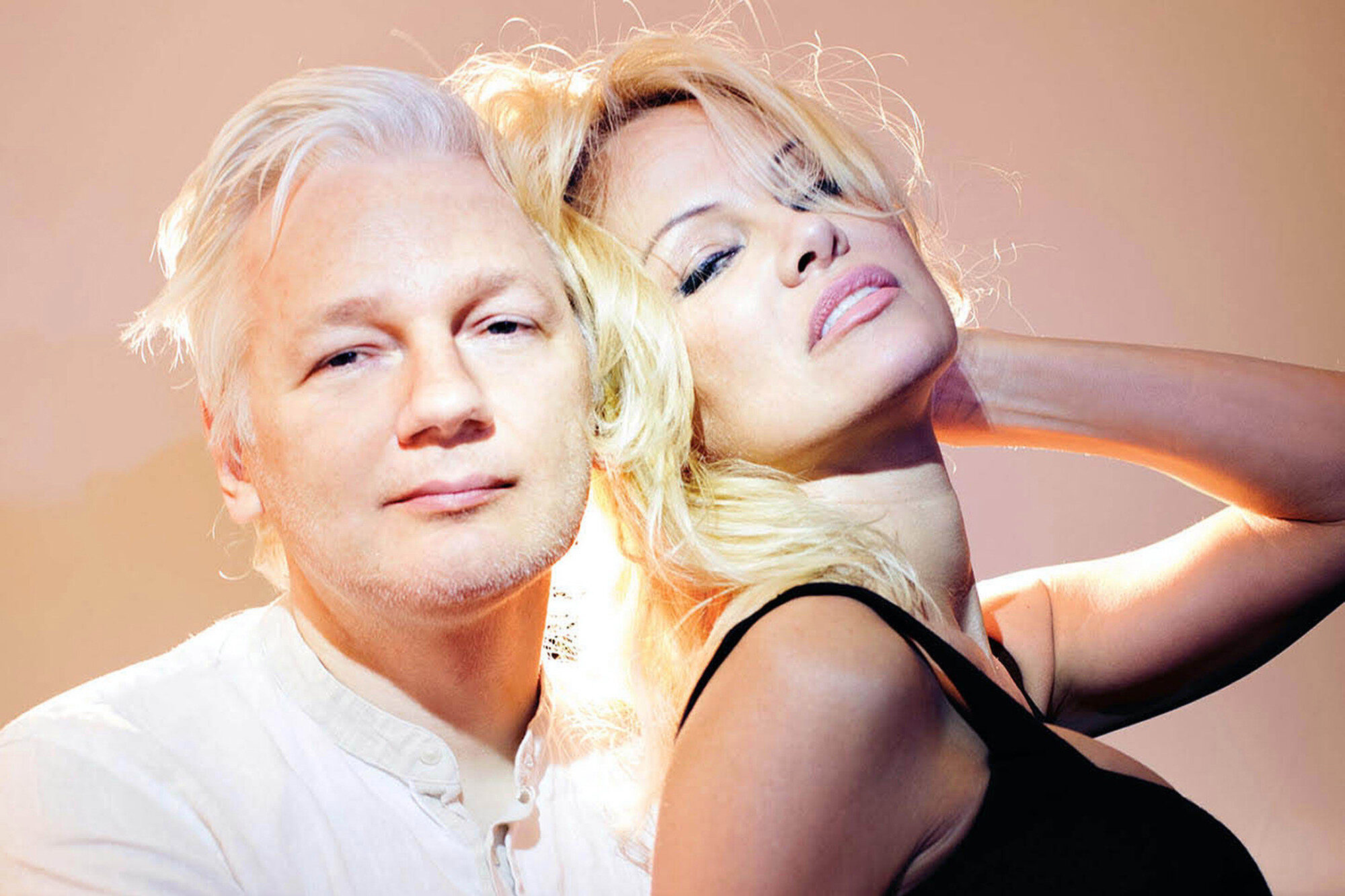assange and pamela anderson