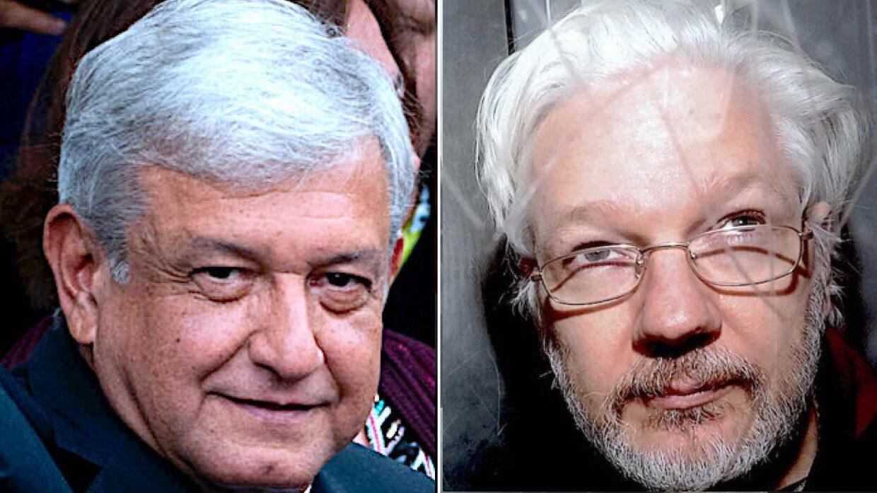 Click to enlarge AMLO/Assange