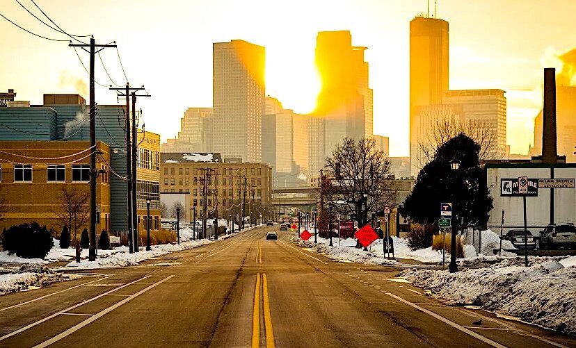 Click to enlarge Minneapolis street