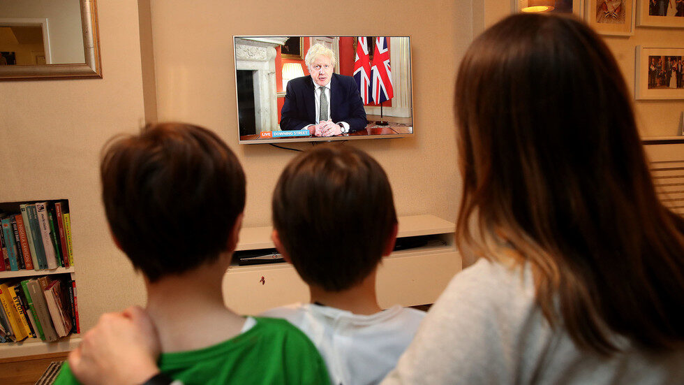 Click to enlarge uk lockdown boris johnson broadcast