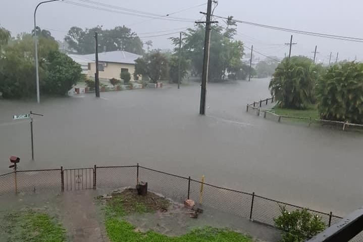 Corner of Stone and Cassady Street in Ingham on Wednesday.