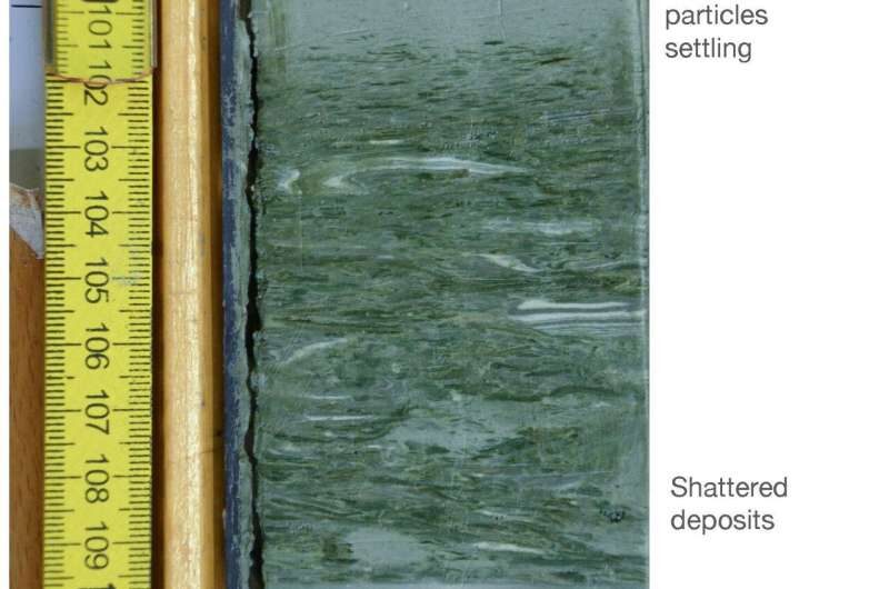 Click to enlarge drill core