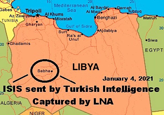 Map Libya