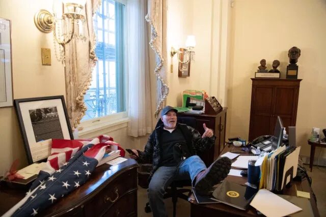 Trump supporter Richard Barnett