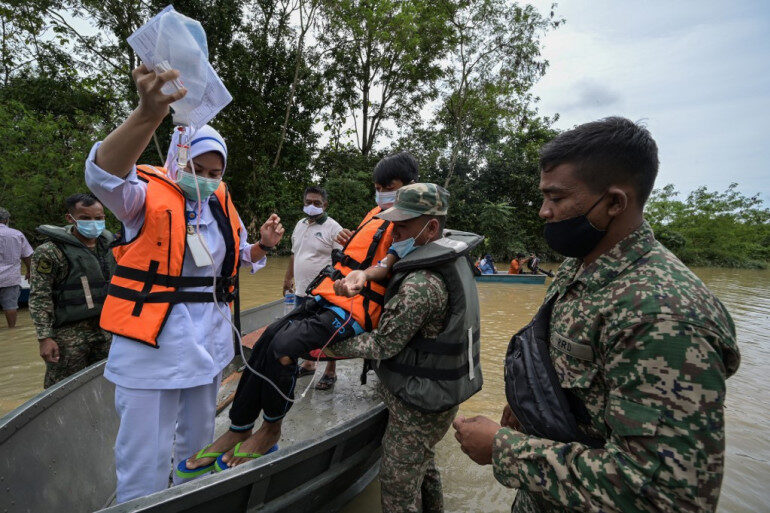Authorities have stepped up rescue operations after locals complained they had to fend for themselves earlier this week.