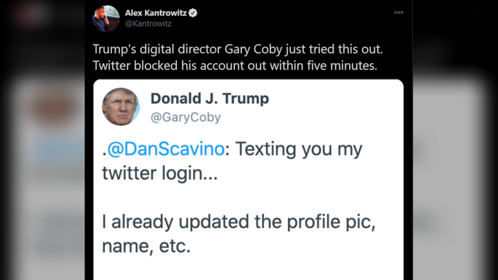 trump account suspended