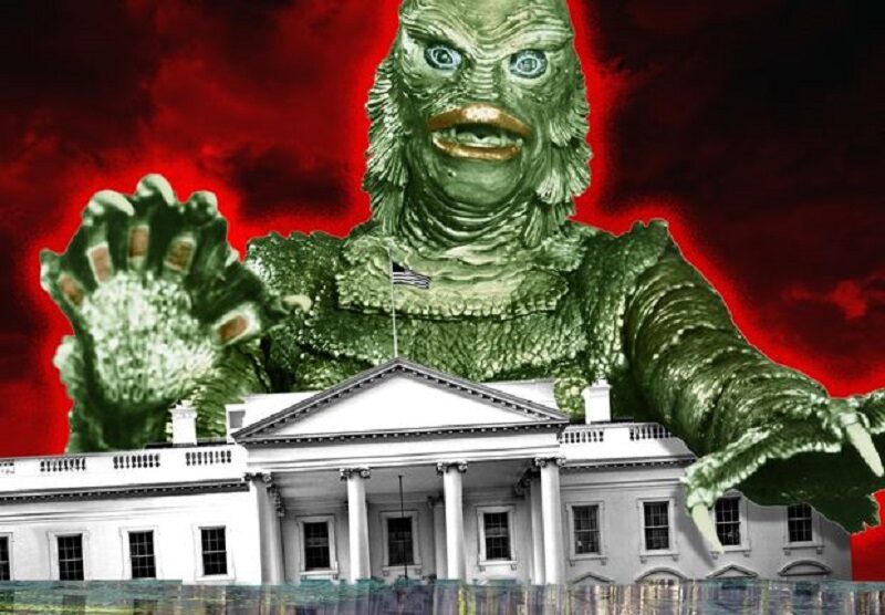 swamp creature white house
