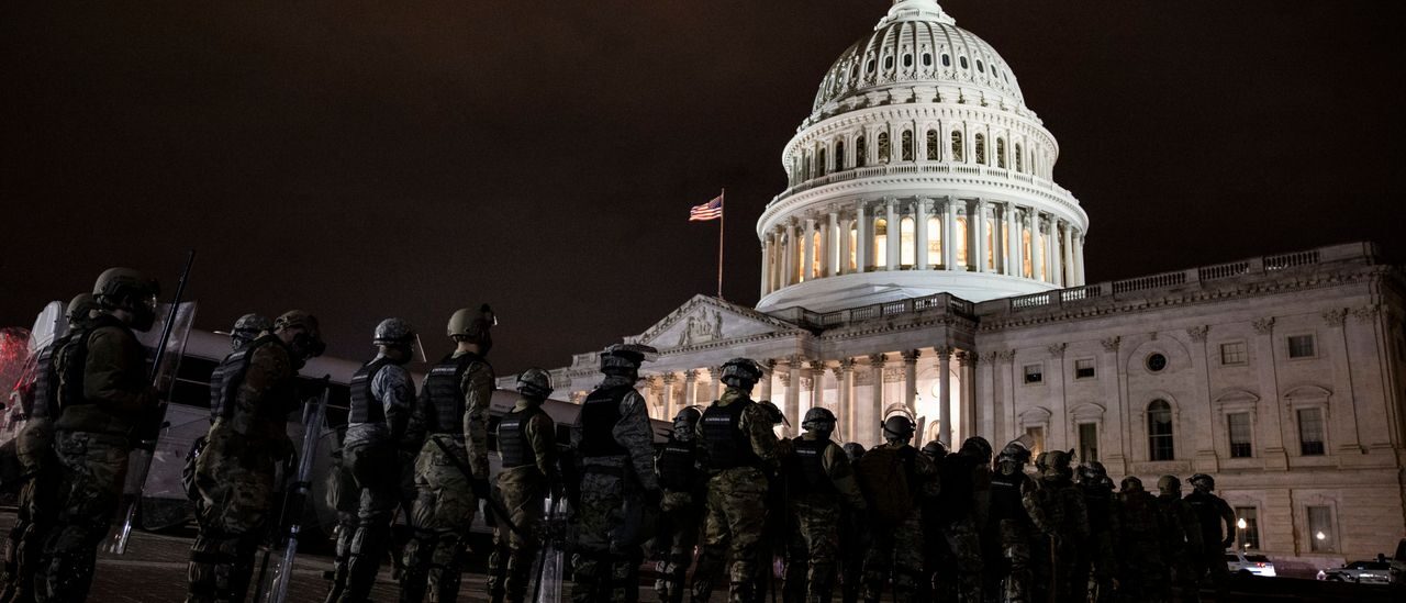 Click to enlarge National Guard in Washington DC