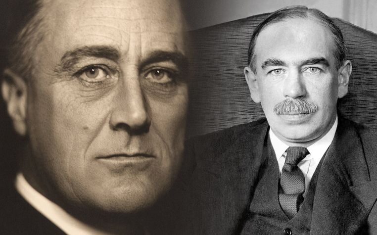 Click to enlarge Roosevelt - John Maynard Keynes
