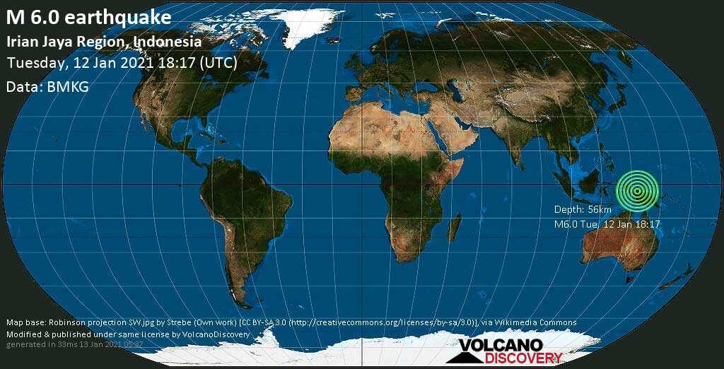 Click to enlarge Earthquake off Indonesia