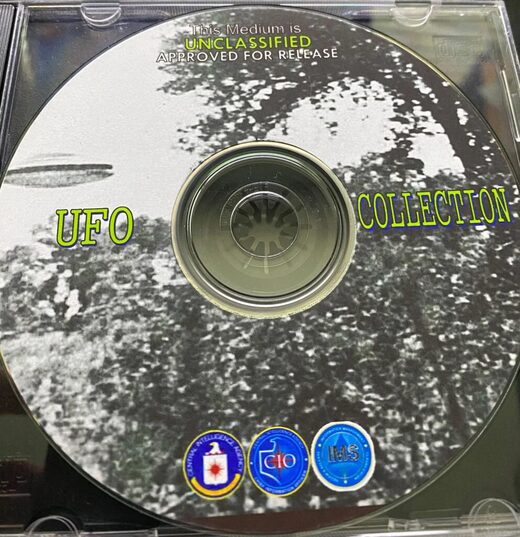 Click to enlarge CIA UFO CD-ROM