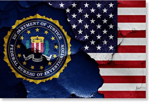 FBI US flag