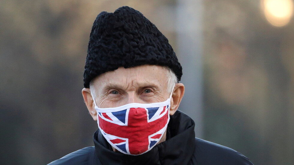 Click to enlarge Man with a face mask