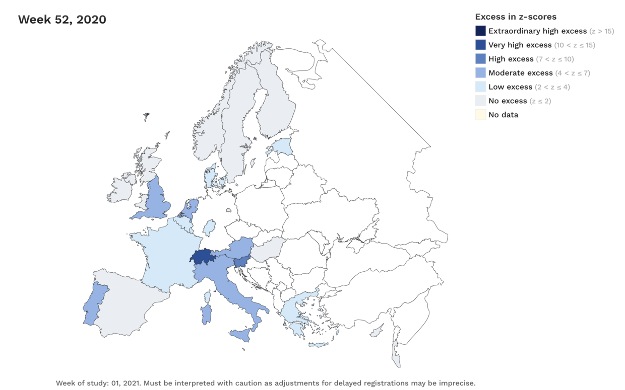 Click to enlarge Map z-score
