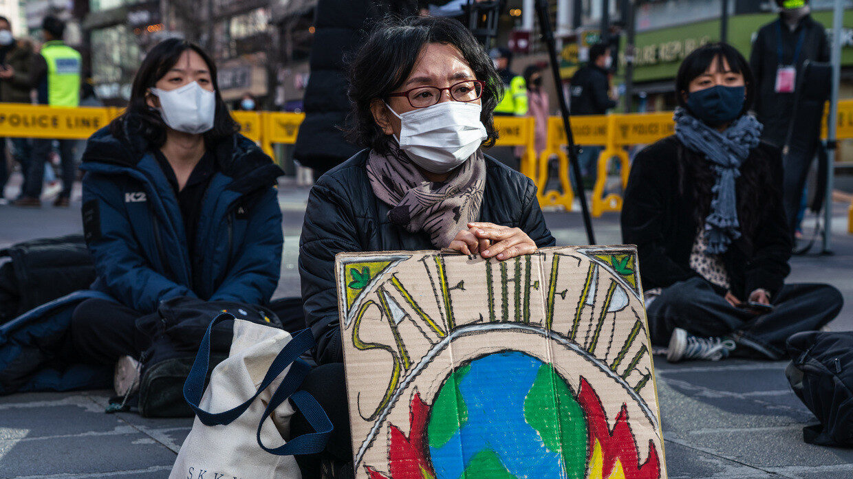climate protest seoul