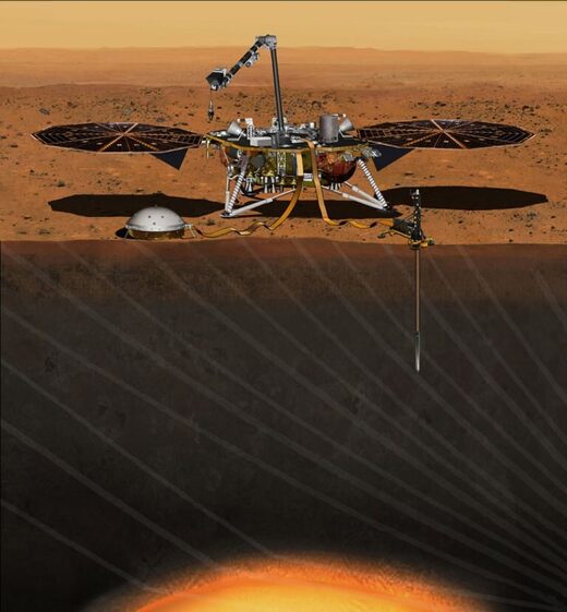 Click to enlarge NASA mars mole