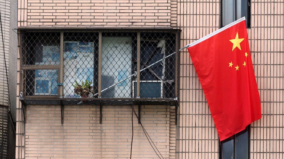 china flag lockdown