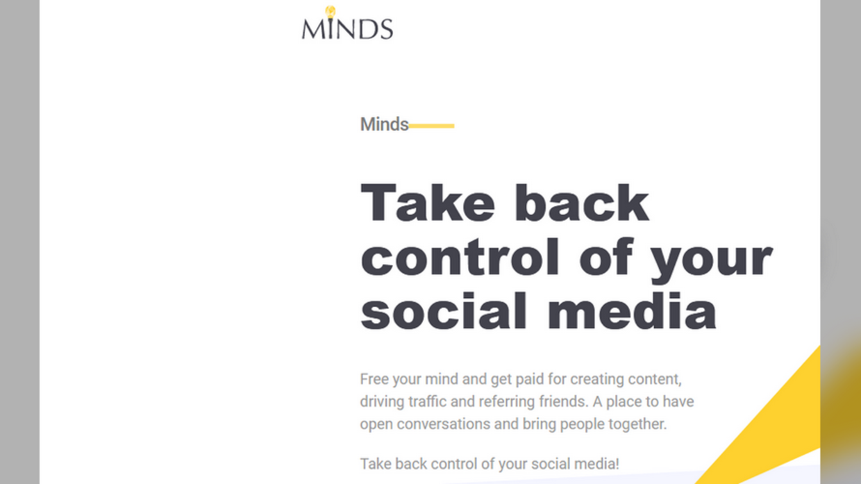 Minds.com screenshot