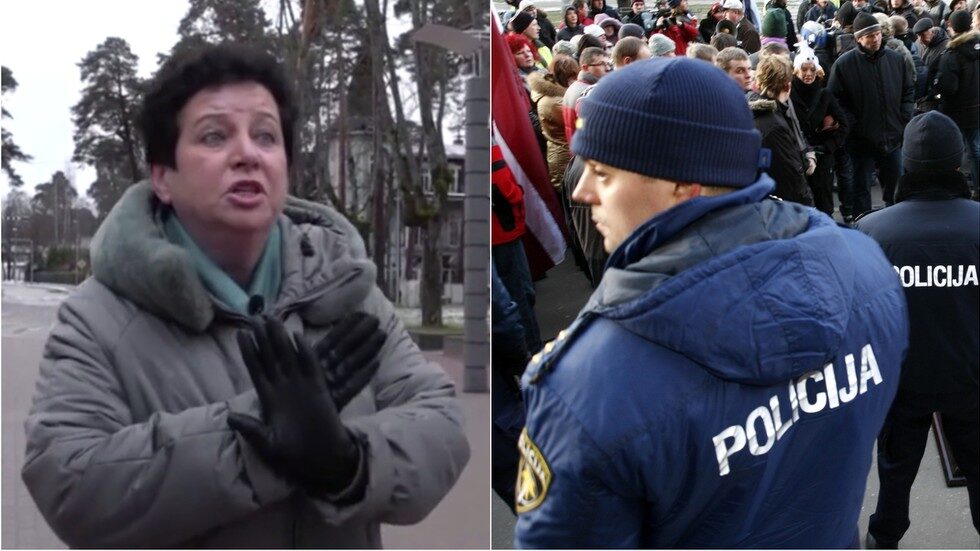 Alla Berezovskaya russian journalist latvia police