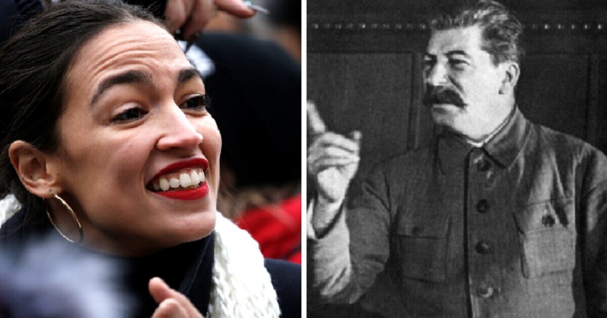 Click to enlarge ocasio cortez stalin