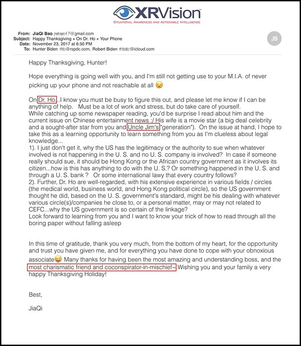Click to enlarge JiaQi hunter biden honey pot china