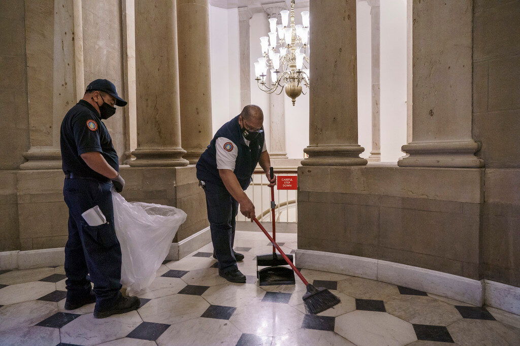 Click to enlarge Workers