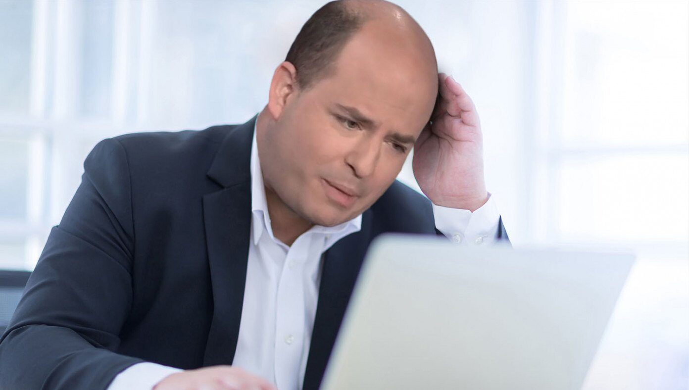 depressed brian stelter