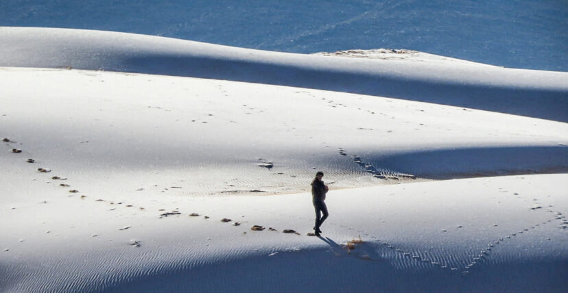 Click to enlarge snow sahara desert january 2021