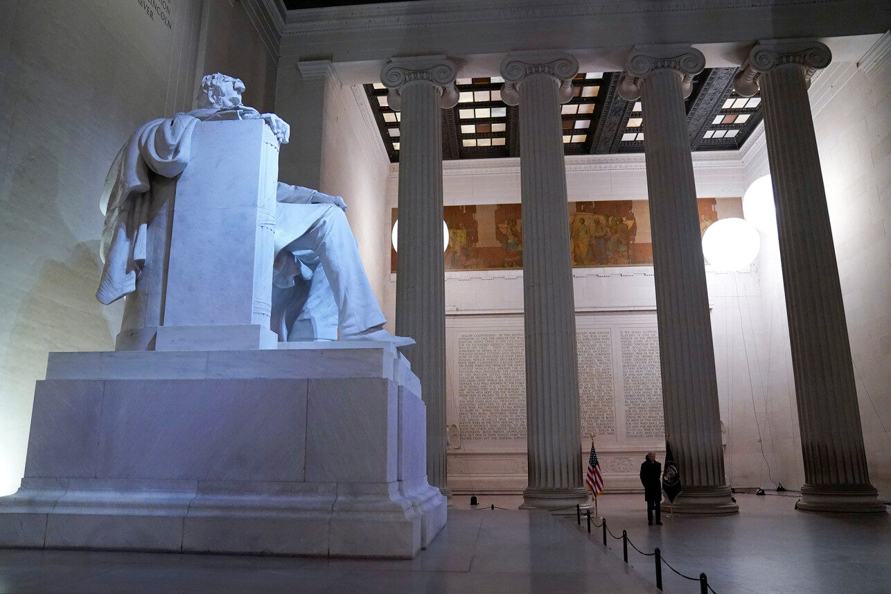 Joe Biden - Lincoln Memorial