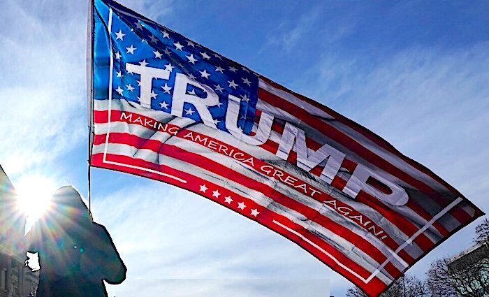 Click to enlarge Trump flag