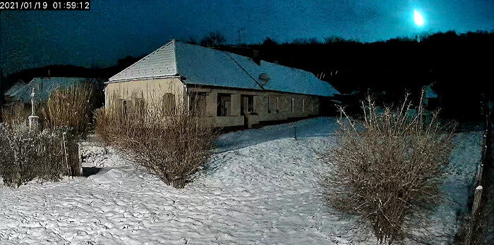 Meteor over Hungary