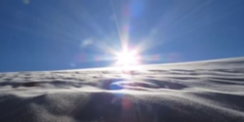 Sahara ice dunes