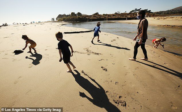 Click to enlarge Malibu beach