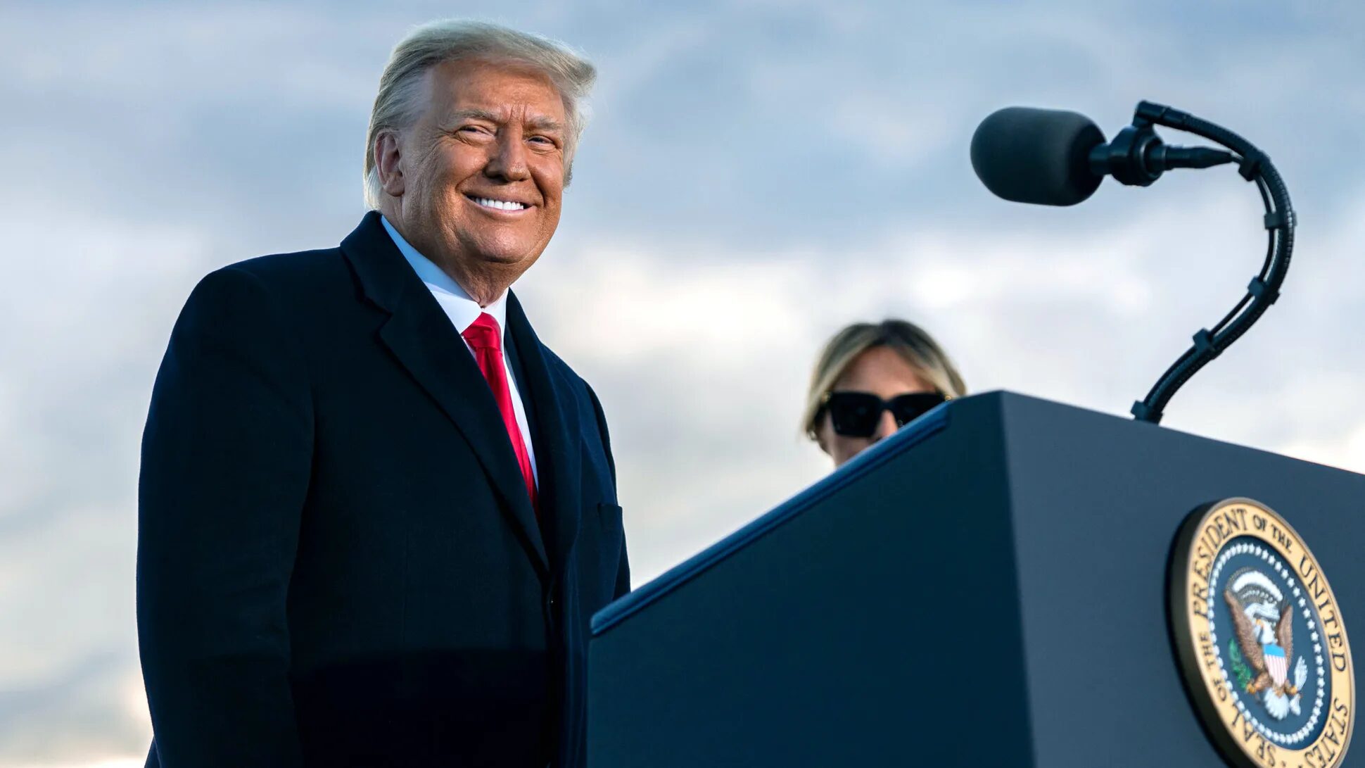 trump smile